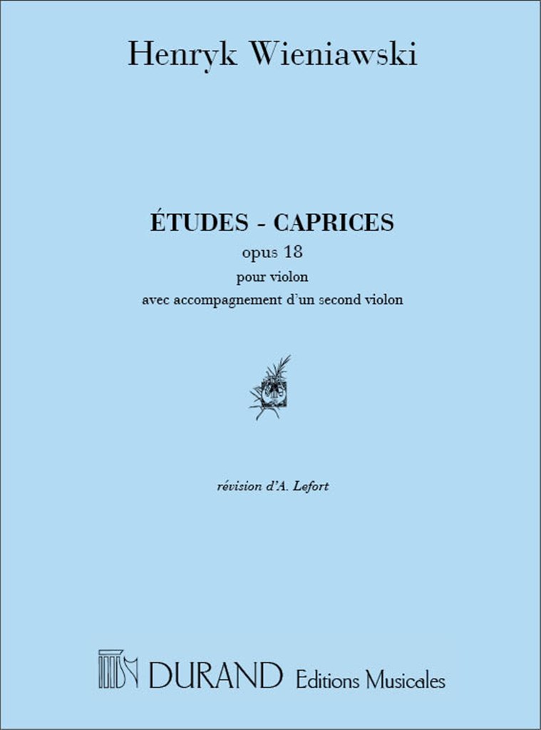 Etudes Caprices Op 18 2 Violons